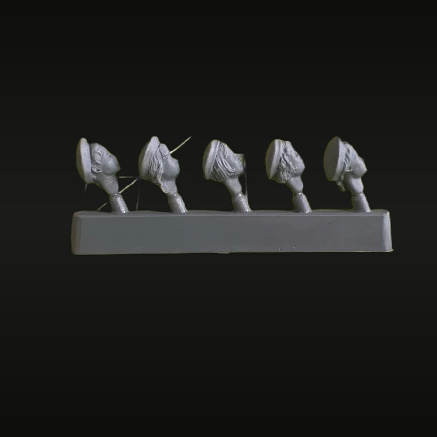 Female Soldier Head Conversion Set 1/35 Resin Figure Parts Kit - unpainted resin model kit