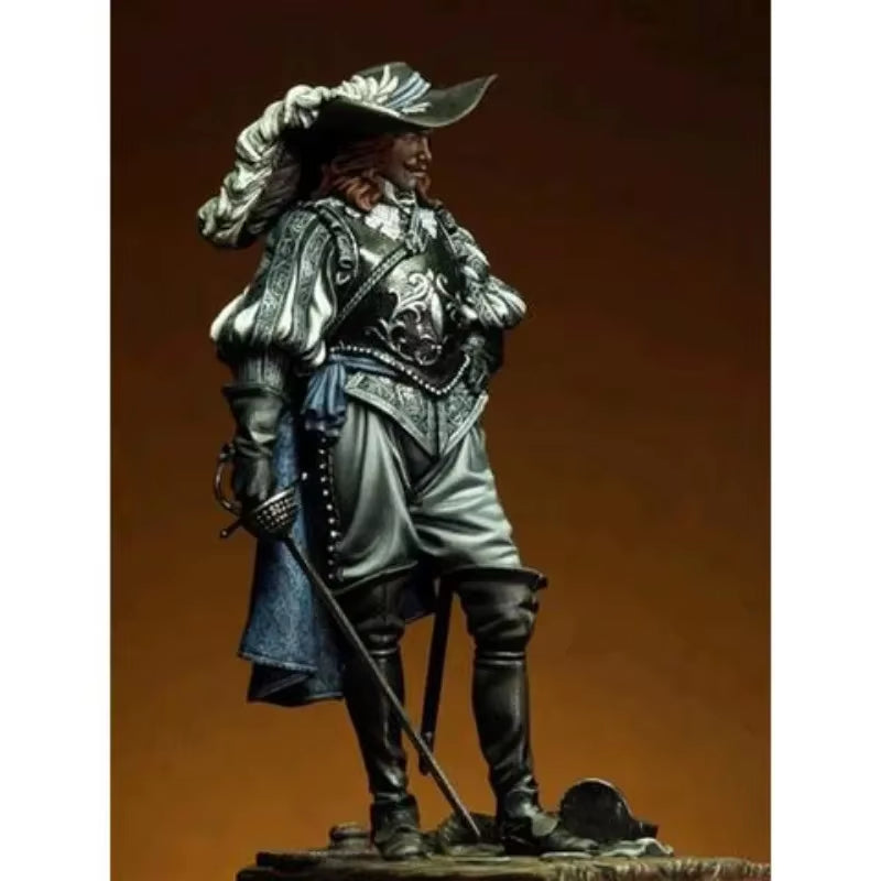 Renaissance Spanish Nobleman with Rapier 75mm Resin Figure Kit - resin model view 4