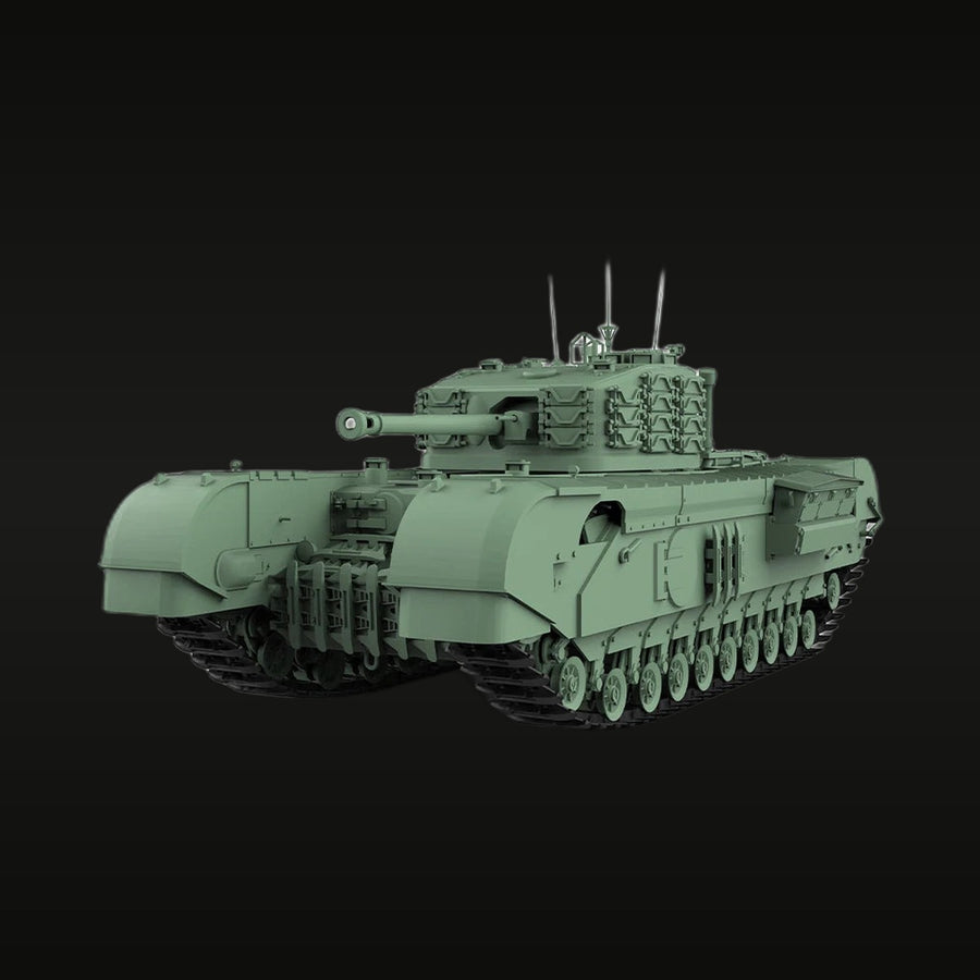 Churchill Infantry Tank Mk IV 1/56 Resin Vehicle Kit - unpainted resin model kit