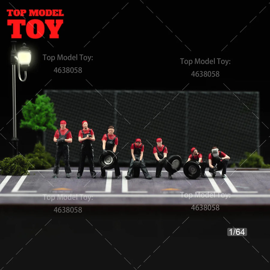 Red Fire Hydrant 1/64 Resin Figure Model - resin model view 2