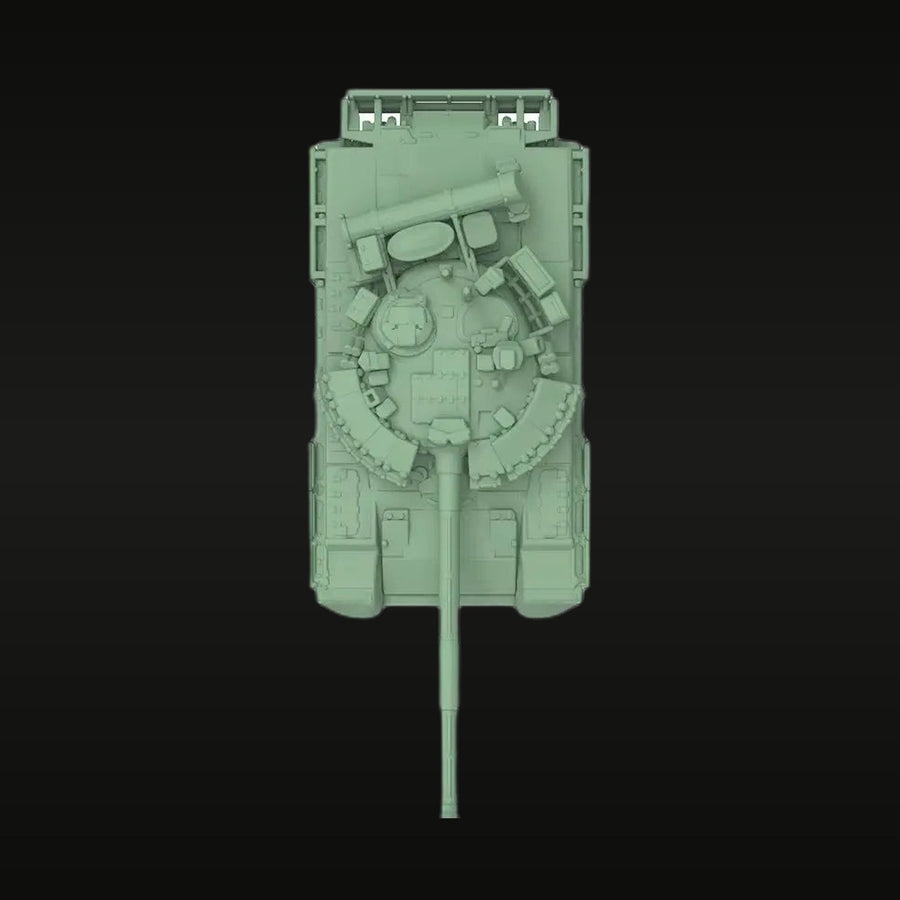Modern Soviet T-72 Main Battle Tank with Reactive Armor 1/35 Resin Vehicle Kit - unpainted resin model kit