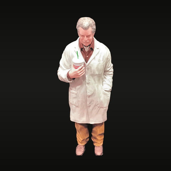 Mature Male Engineer Character Resin Figure Kit - Multiple Poses Available