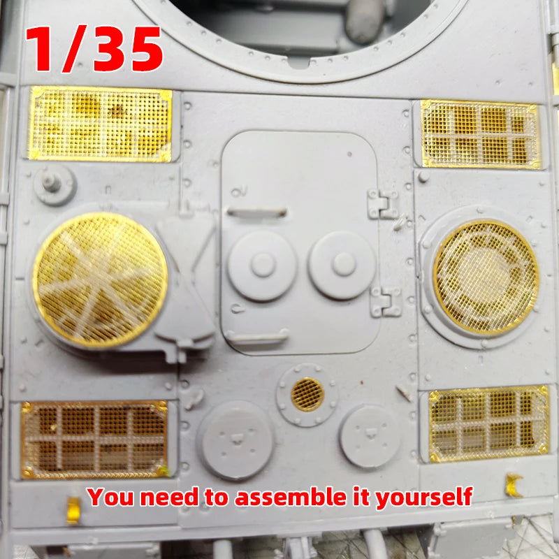 1/35 Photo Eatch Scale Model Kit Panther Tank G/F/II/2 Engine Air Intake Grille Intake Hood Grid Modified Parts Part Accessory