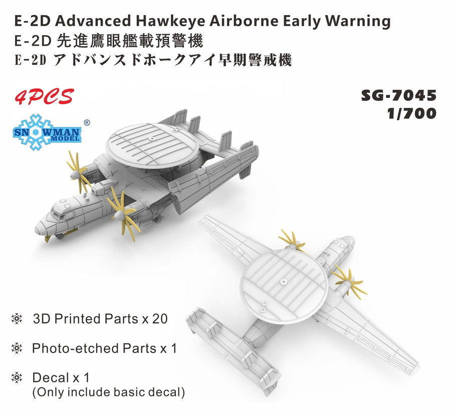 Snowman SG-7045 1/700 E-2D Advanced Hawkeye Airborne Early Warning
