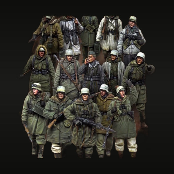 1/35 WWII Soviet Infantry Squad (Resin, 12 Figures)