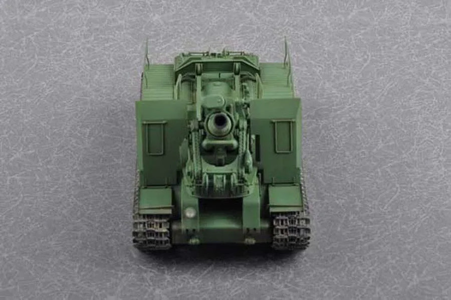 Trumpeter 05583 1/35 Russia S-51 Self-Propelled Gun SPG Military Children Toy Handcraft Plastic Assembly Model Building Kit Toy