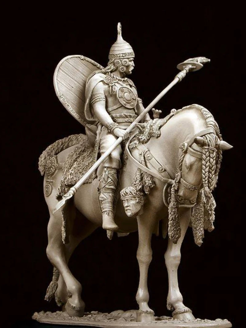 Ancient Greek Hellenistic Commander on War Elephant 75mm Resin Figure Kit - resin model view 4