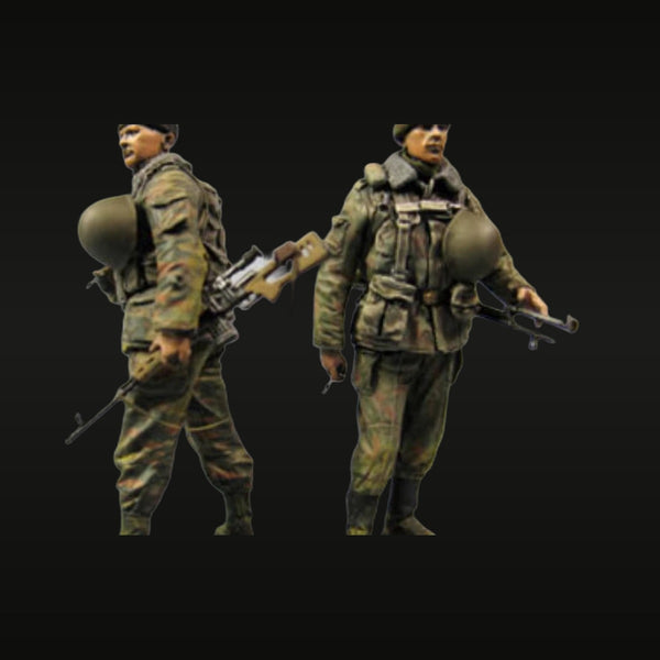 Modern Russian Soldiers Chechen Conflict Set 1/35 Resin Figure Kit