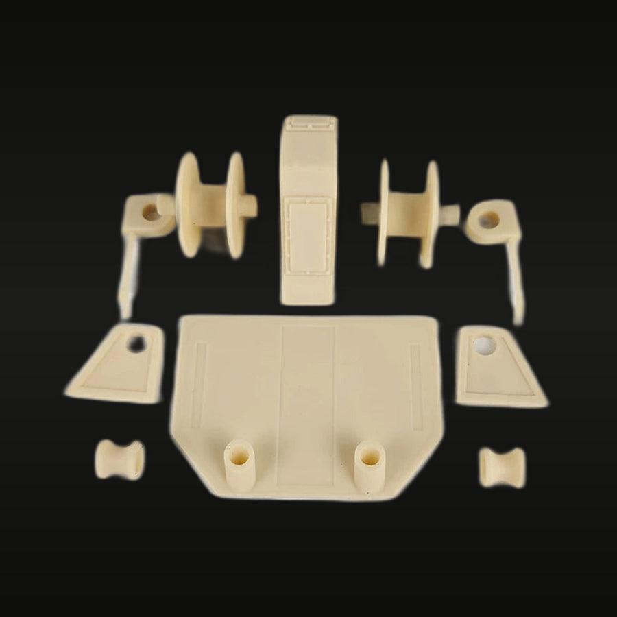 Ship Model Anchor Winch Mechanism Resin Upgrade Kit - 63x38x27mm - unpainted resin model kit