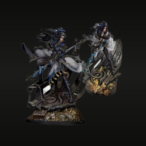 Naraka Bladepoint Valda Cui & Companion 1/24 Resin Diorama Kit