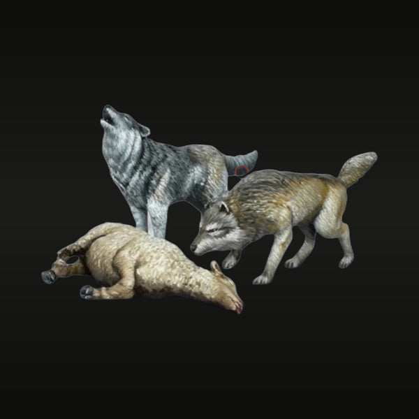 Wolf Pack 3-Figure Set 1/35 Scale Resin Model Kit