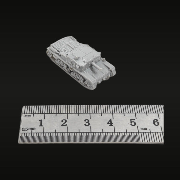 WWII Italian Semovente M41 75/18 Self-Propelled Gun 1/144 Resin Vehicle Kit
