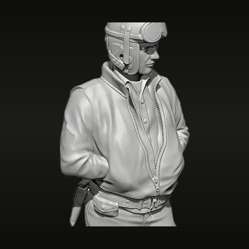 WWII US Army Tank Crew 4-Figure Set 1/35 Resin Kit