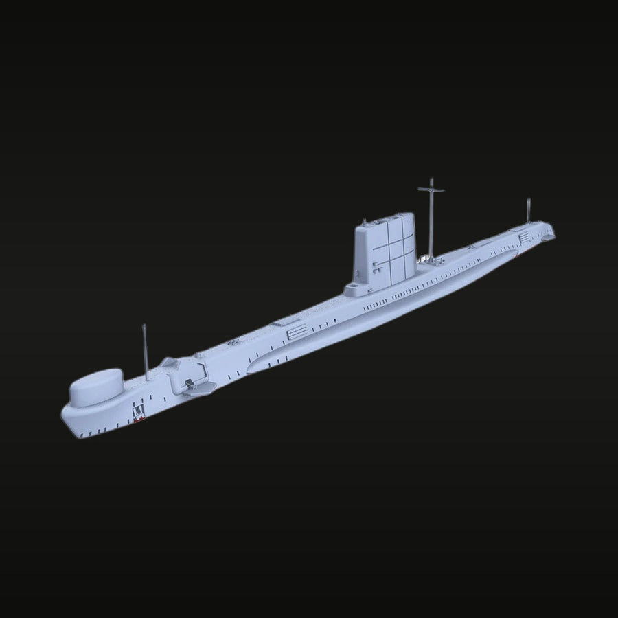 HMS Alliance British A-Class Submarine 1/350 Resin Model Kit - unpainted resin model kit