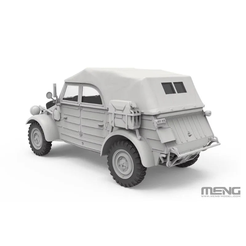 WWII German Kübelwagen Type 82 Utility Vehicle 1/35 Resin Kit - resin model view 3