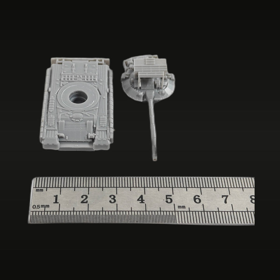 T-54/55 Main Battle Tank 1/144 Micro-Scale Resin Model Kit - unpainted resin model kit