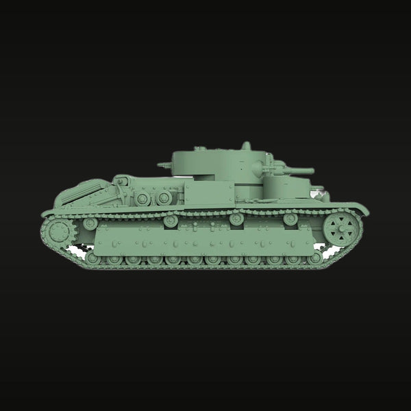 Soviet T-28 Multi-Turreted Medium Tank 1938 1/87 Resin Vehicle Kit
