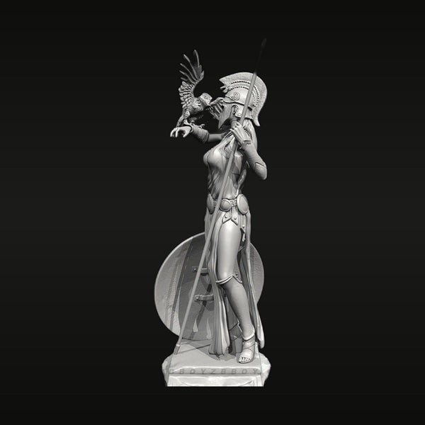 Warrior Goddess with Eagle and Spear - 38mm Resin Figure Kit
