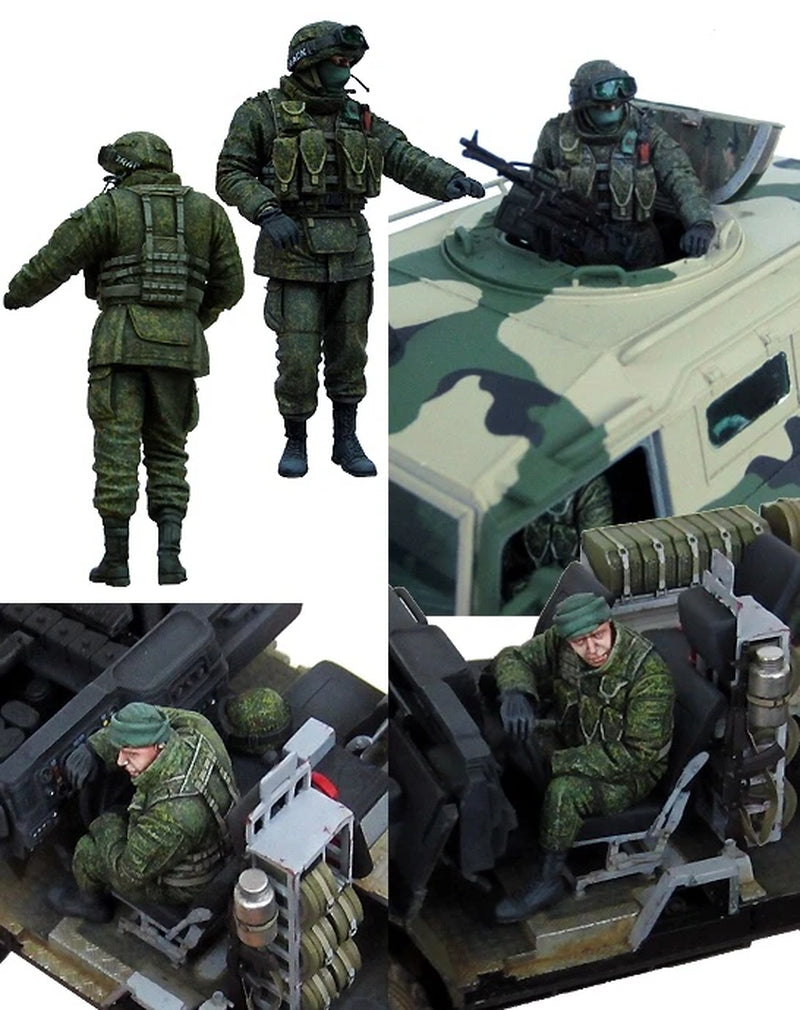 1/35 Resin Model Figure GK, Military Theme ，Unassembled and Unpainted Kit