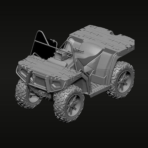 All-Terrain ATV with Cargo Bed 1/35 Resin Model Kit