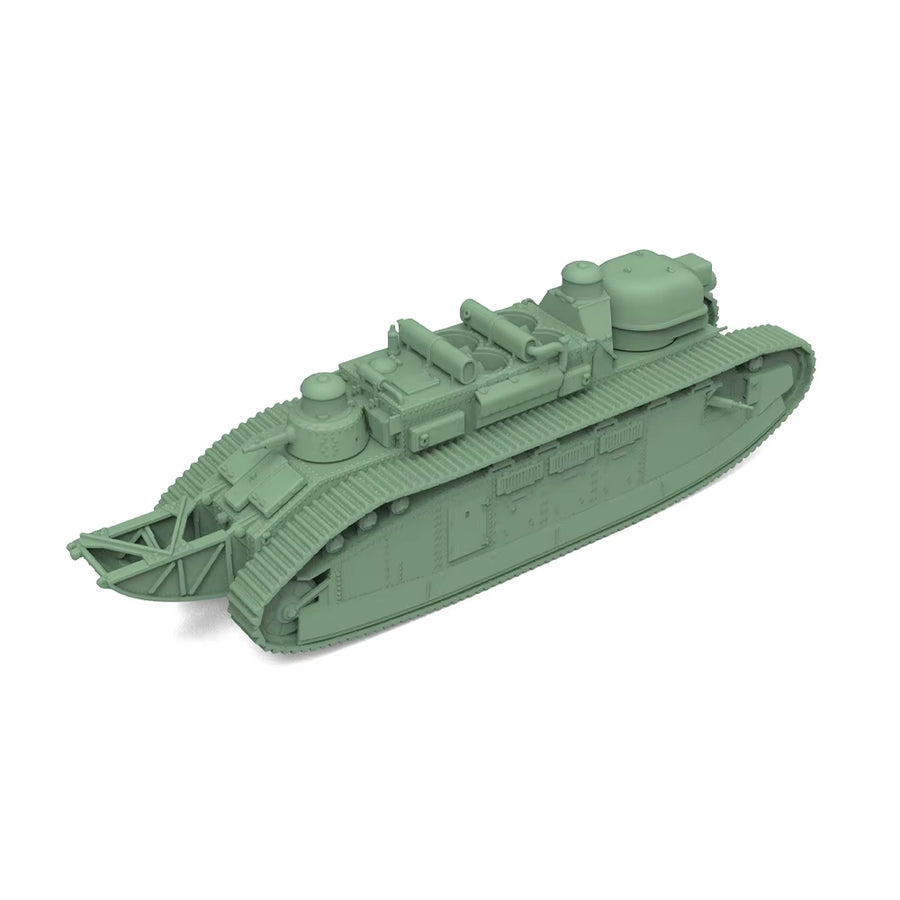 1/144 1/200 1/350 1/700  SS669 Military Model Kit France FCM 2C Bis Heavy Tank Miniature Static War Games
