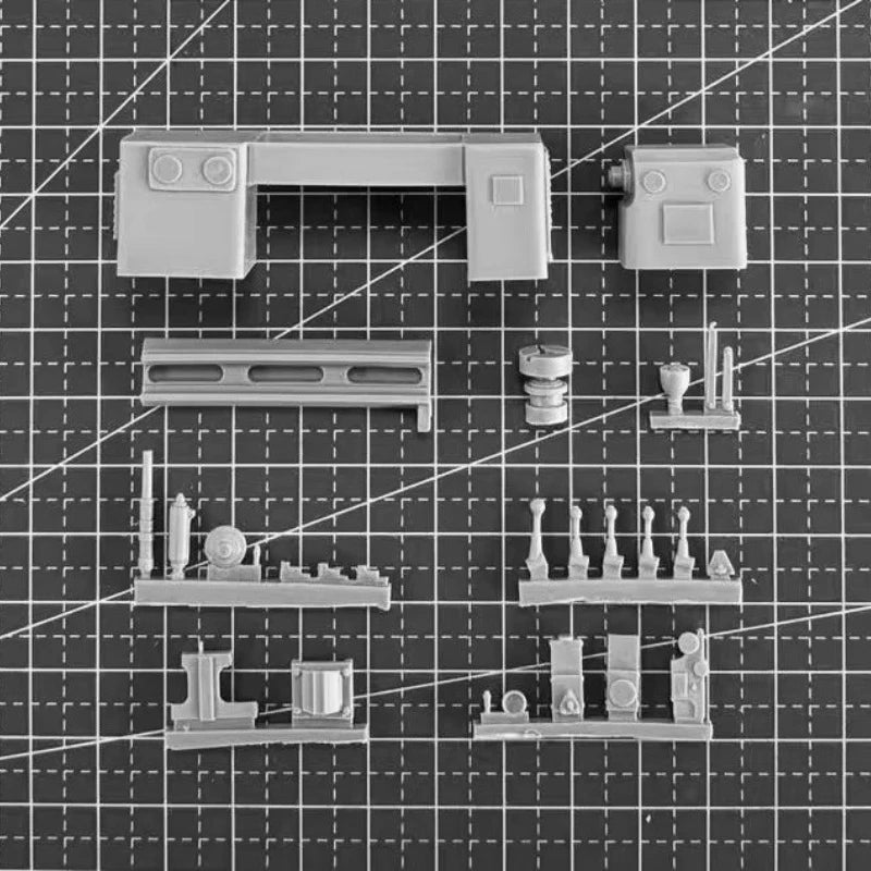 1/35 Scale Diecast Resin Model Kit Resin Drill Press Model Needs Self-Assembly and Coloring