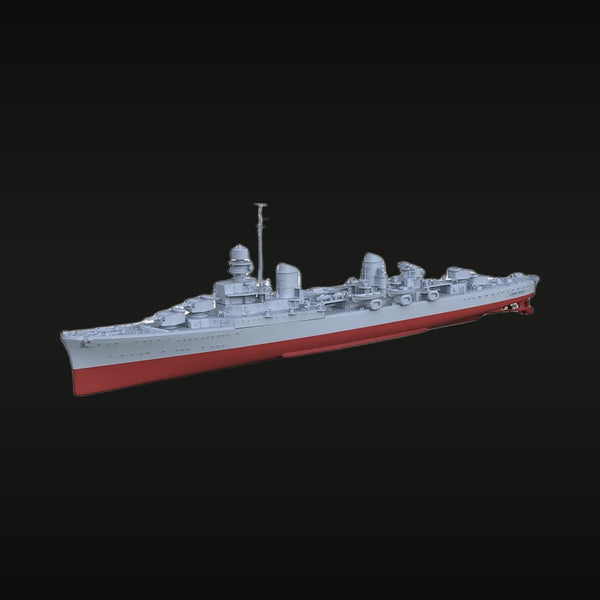 Italian Capitani Romani-Class Light Cruiser 1/1250 Resin Ship Kit