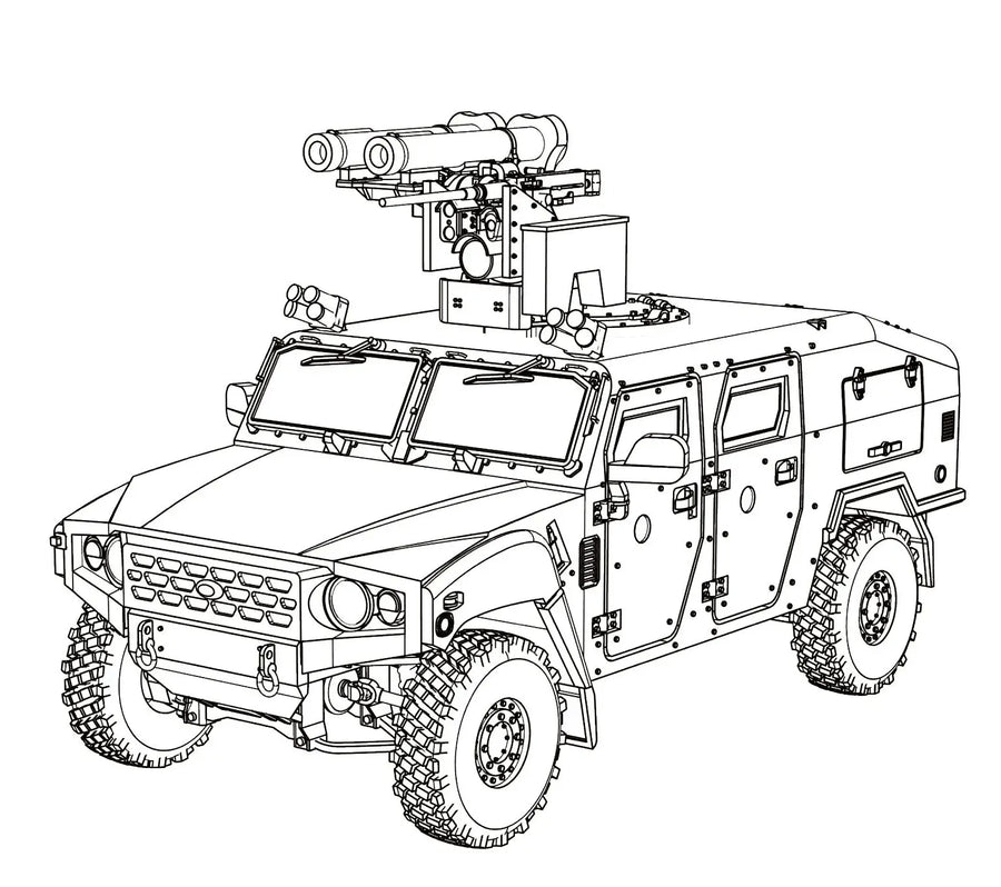 South Korea Armoured Fighting Vehicles K-153C Raybolt MRY-SFW SS850 1/56 1/72 1/100 15Mm Wargaming 28Mm Military Model Kit