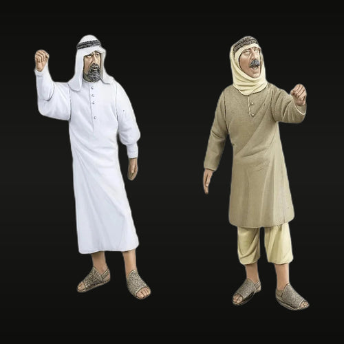 Middle Eastern Civilians 1/35 Resin 2-Figure Set