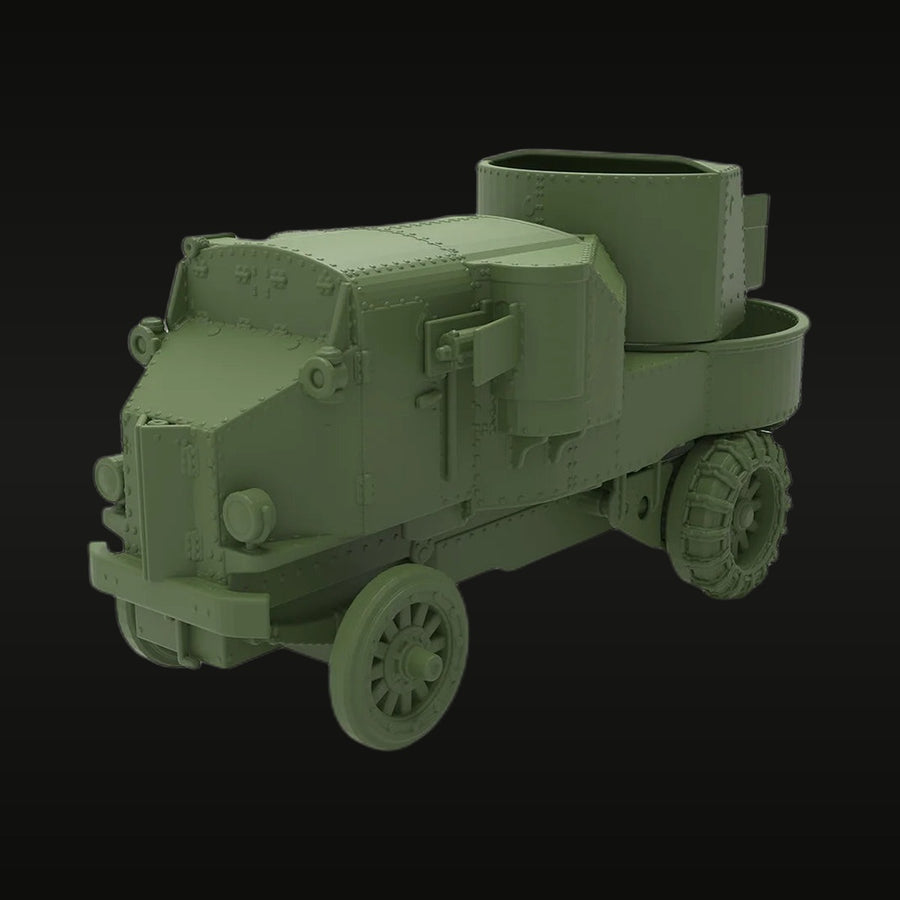 Russian Empire Garford-Putilov Armoured Car 1/48 Resin Vehicle Kit - unpainted resin model kit