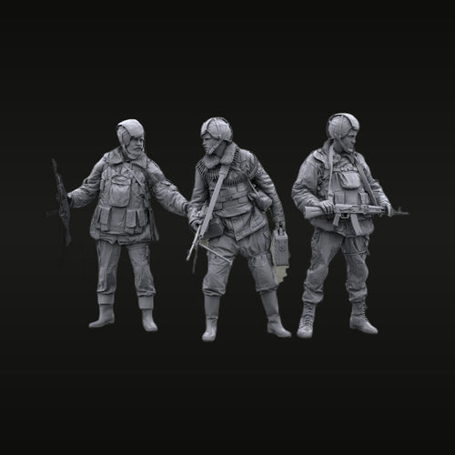 Modern US Air Force Personnel 3-Figure Set 1/35 Scale Resin Figures