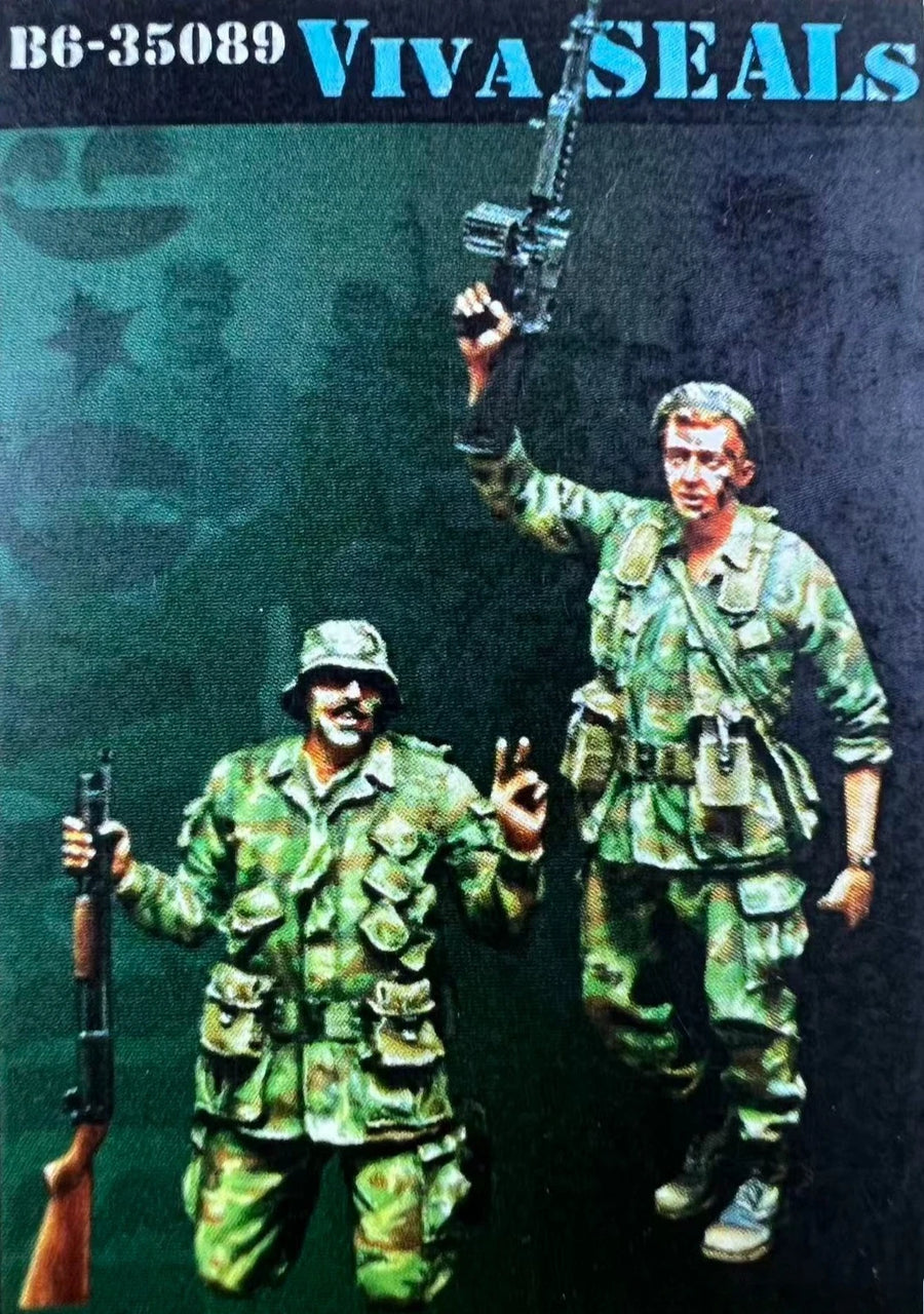 Modern US SEALs/Special Forces Multi-Figure Diorama Set 1/35 Resin Kit - resin model view 2