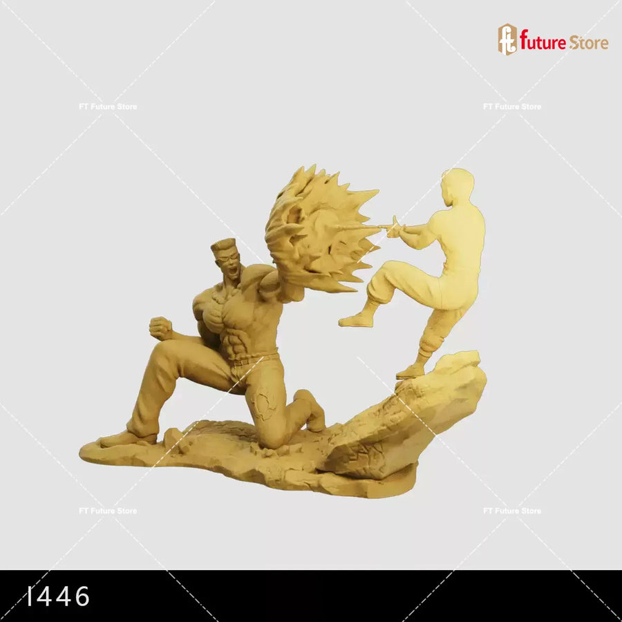 3D Print Miniature 1/64 1/43 Anime Boy Male Character Figure Platform Scene Model Mini Dolls Figurine Prop Crafts Decor Display