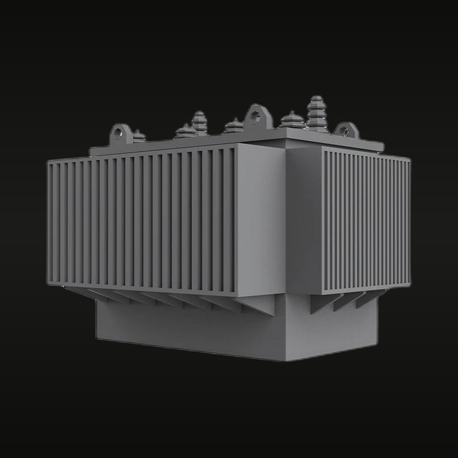 Railroad Distribution Transformer Box 1/35 Resin Model Kit - unpainted resin model kit