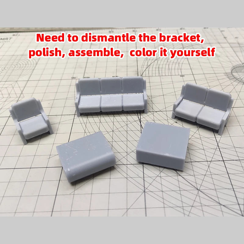 1/87 Military Supply Crate with Canvas Rolls Resin Diorama Accessory Kit - resin model view 5