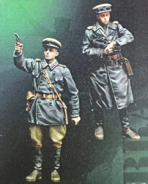WWII German Officers Three-Figure Set 1/35 Resin Kit