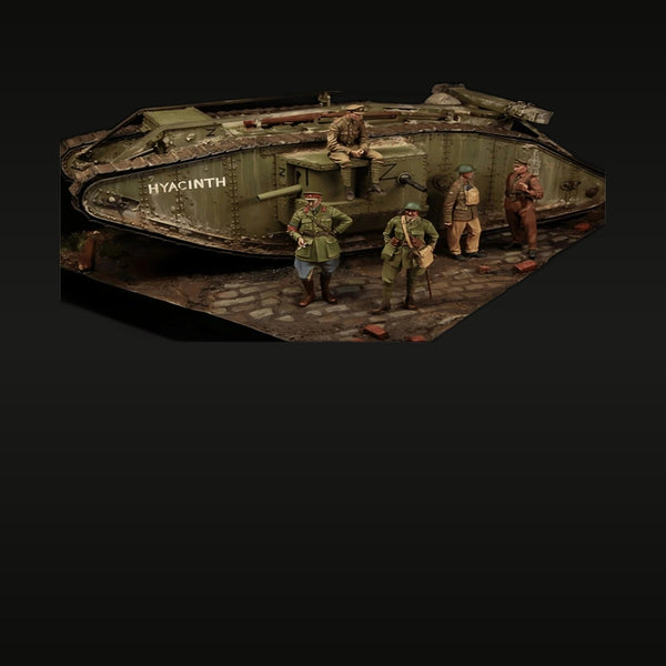 WWI British Tank Crew Hyacinth Mark IV 1/35 Diorama Set