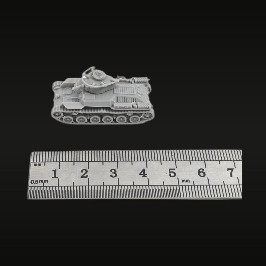WWII Japanese Type 97 Chi-Ha Medium Tank 1/144 Resin Vehicle Kit - unpainted resin model kit