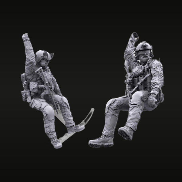 Modern US Special Forces Operators Tactical Assault Set 1/35 Resin Figure Kit