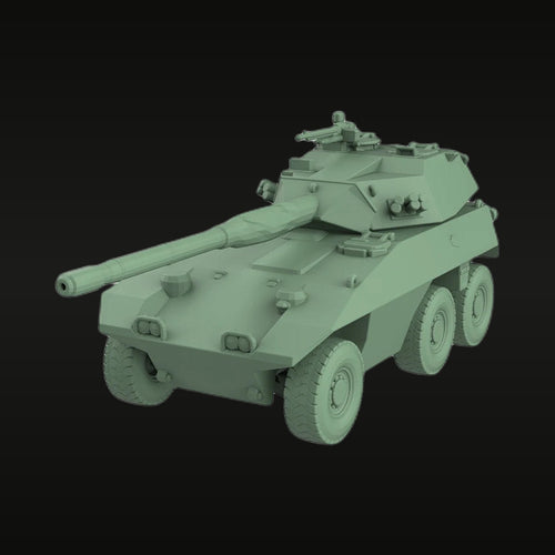 Brazilian Sucuri II Tank Destroyer 1/56 Scale Resin Model Kit