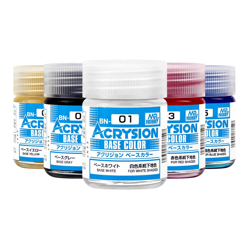 10Ml Mr Hobby BN01-06 Water-Base Acrylic Aqueous Surface Primer Base Color Paint Pigment DIY Plastic Plane Military Model Kit