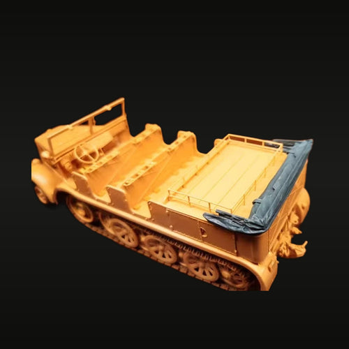 Modern Farm Tractor with Trailer 1/35 Scale Resin Model Kit