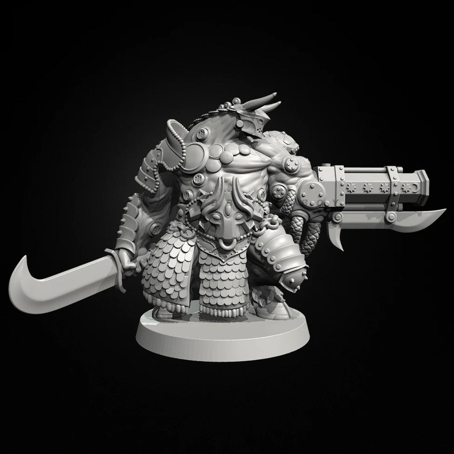 The Height of Man 38Mm 50Mm 75Mm Resin Model Thunder Warrior Colorless and Self-Assembled（3D Printing ）TD-7498 /3D