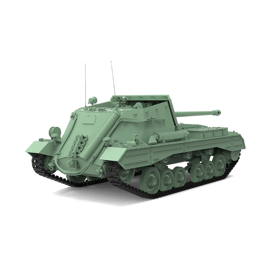 WWII British Cromwell/Comet Cruiser Tank 1/56 Resin Vehicle Kit - resin model view 4