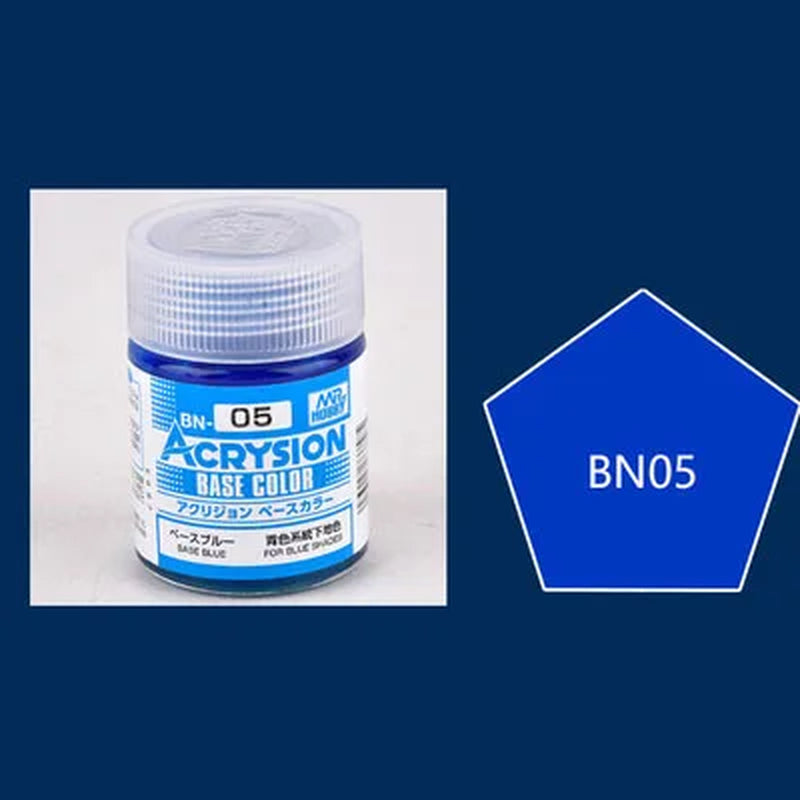 10Ml Mr Hobby BN01-06 Water-Base Acrylic Aqueous Surface Primer Base Color Paint Pigment DIY Plastic Plane Military Model Kit