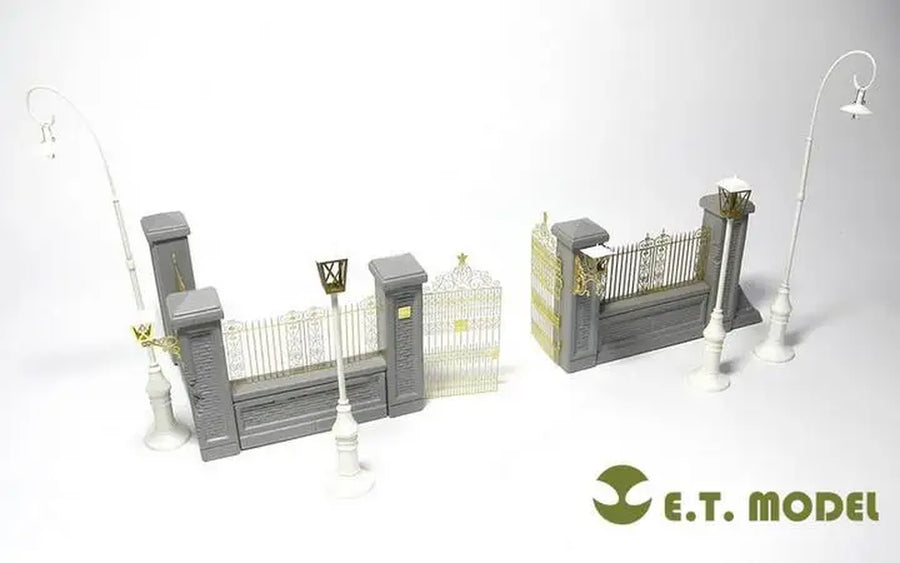 ET Model 1/35 J35-001 Park Gate & Fence Detail up Part for MINIART KIT