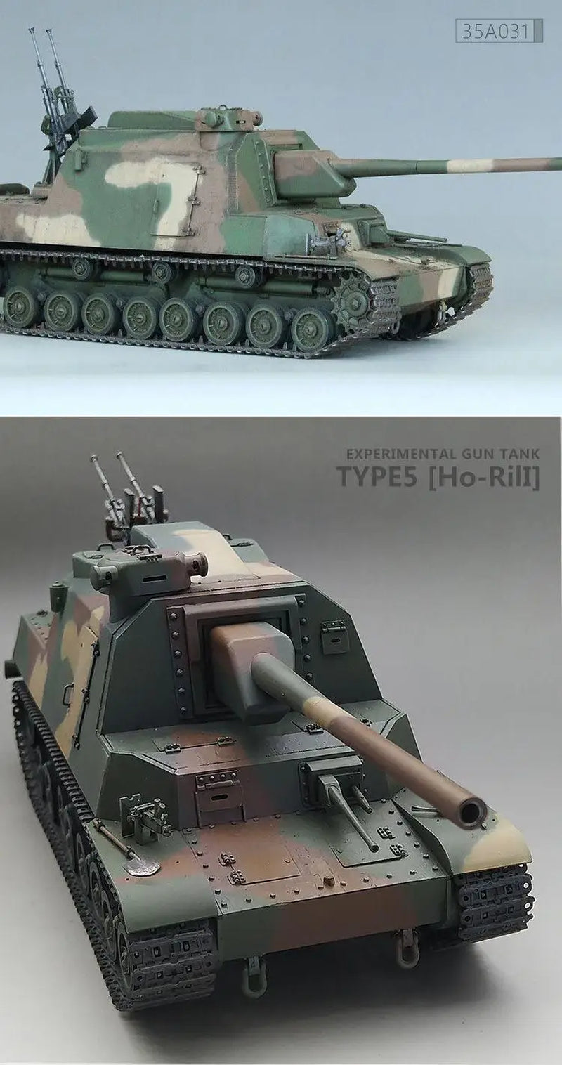 WWII Japanese Type 5 Ho-Ri II Tank Destroyer 1/35 Resin Vehicle Kit - resin model view 4