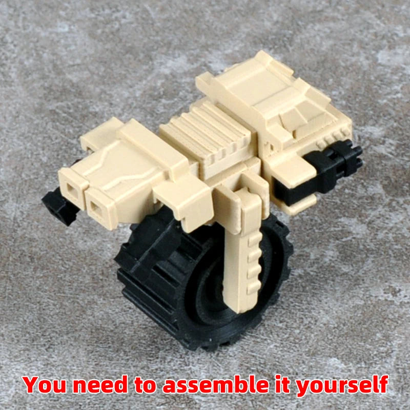 Assembly Scale Set Static Plastic Motorcycle 3Pcs