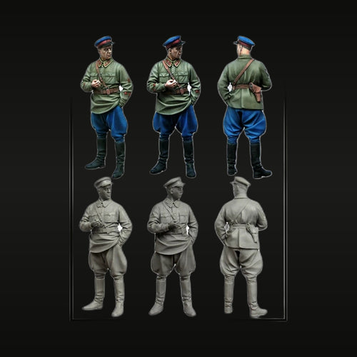 WWII Soviet NKVD Officer 1/35 Resin Figure Kit