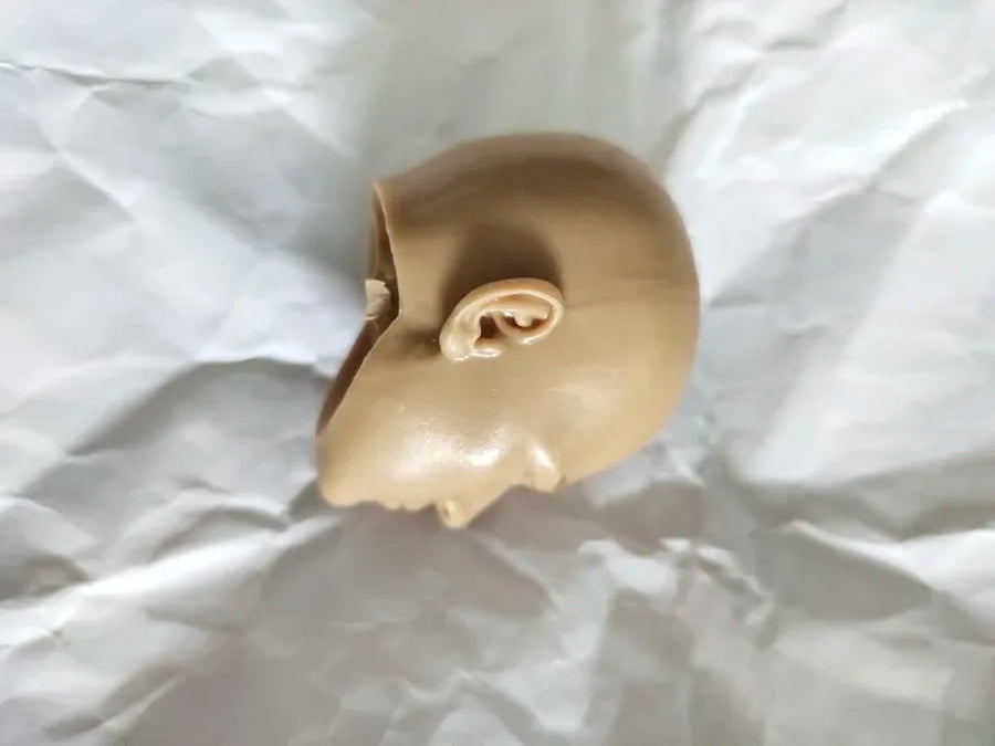 Unpainted 1/6 Scale Male Holy Monk Head Carving with Opened/Closed Eyes Model for 12